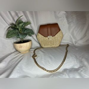 Straw Like crossbody purse